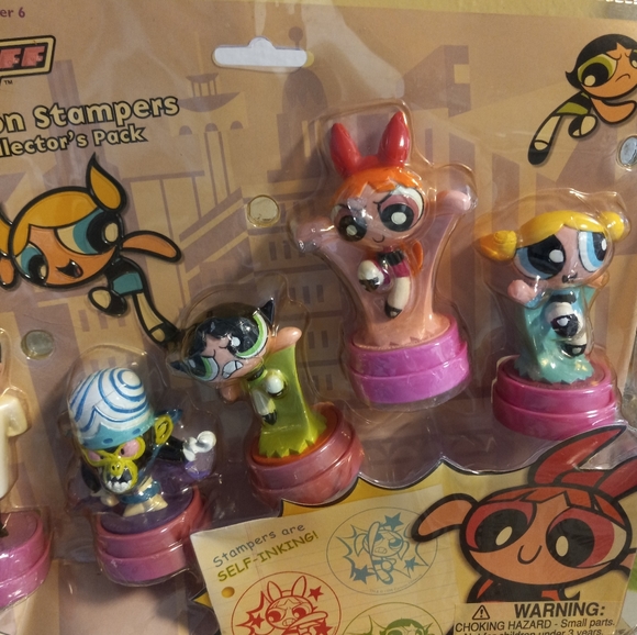 Vntg 2000 The Powerpuff Girls Action Stampers Collector's Pack New - Picture 4 of 11